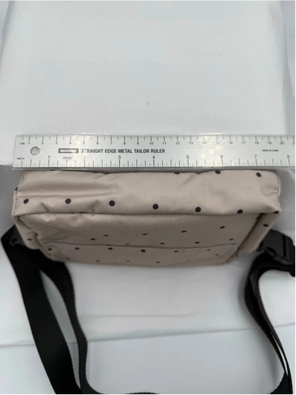 Women's LeSportsac Crossbody Bag One Size Beige Black Polka Dot - Picture 12 of 14